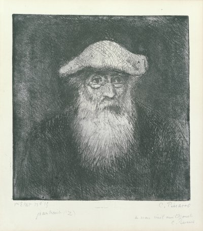 Zelfportret door Camille Jacob Pissarro